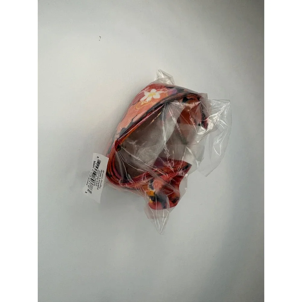 Vera Bradley Retired Rosa Agate Wide Lanyard NWT Sealed ID Badge Key Ring